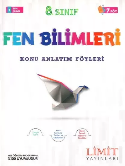 8. Sınıf Fen Bilimleri Konu Anlatım Föyleri Limit Yayınları - Hemen Satın Al