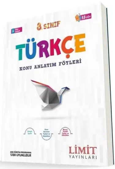 8. Sınıf Türkçe Konu Anlatım Föyleri 13 Föy Limit Yayınları - Hemen Satın Al