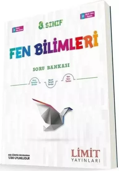 8. Sınıf LGS Fen Bilimleri Soru Bankası Limit Yayınları - Hemen Satın Al