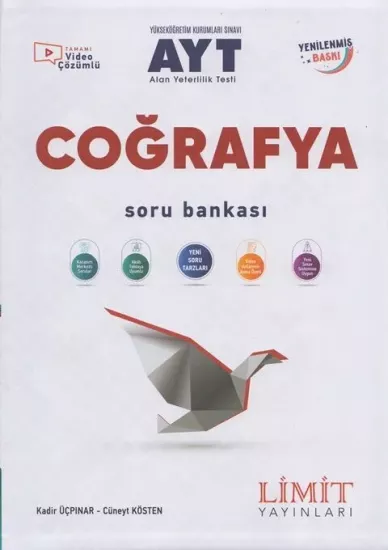 AYT Coğrafya Soru Bankası Limit Yayınları - Hemen Satın Al