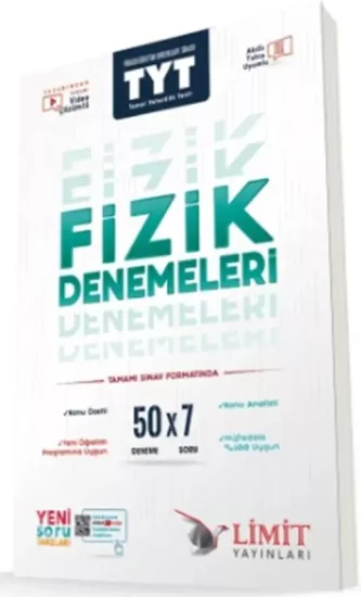 TYT 50 li Fizik Denemeleri Limit Yayınları - Hemen Satın Al