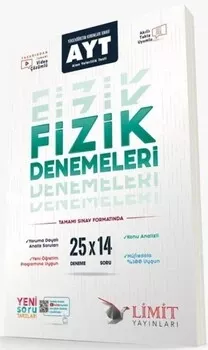 AYT Fizik 25 x 14 Denemeleri Limit Yayınları - Hemen Satın Al