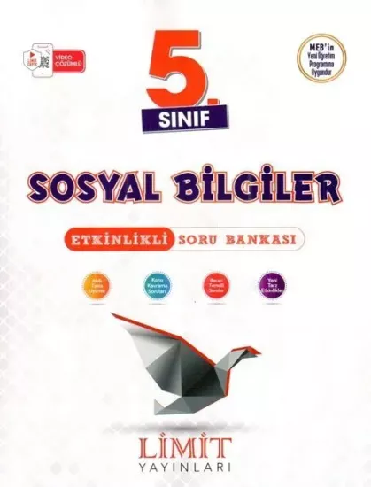 5. Sınıf Sosyal Bilgiler Etkinlikli Soru Bankası Limit Yayınları - Hemen Satın Al