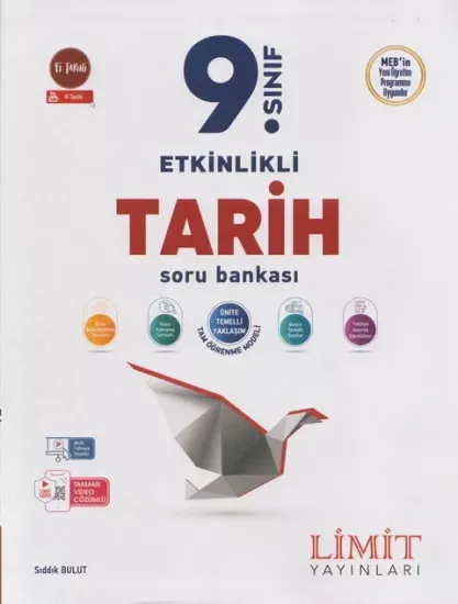 9. Sınıf Tarih Etkinlikli Soru Bankası Limit Yayınları - Hemen Satın Al