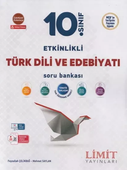 10. Sınıf Türk Dili ve Edebiyatı Etkinlikli Soru Bankası Limit Yayınları - Hemen Satın Al