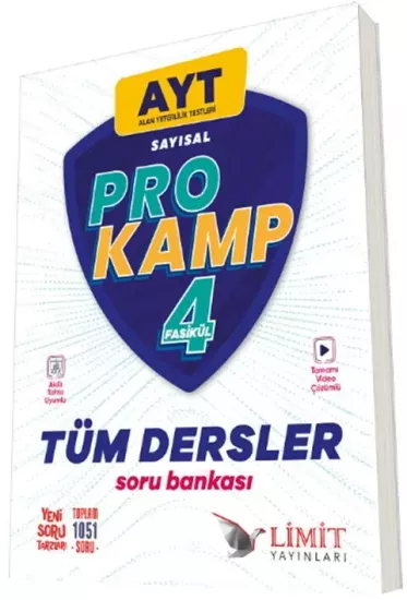 AYT Tüm Dersler Sayısal Prokamp Soru Bankası Limit Yayınları - Hemen Satın Al
