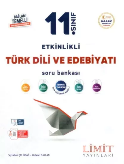 11. Sınıf Türk Dili ve Edebiyatı Etkinlikli Soru Bankası Limit Yayınları - Hemen Satın Al