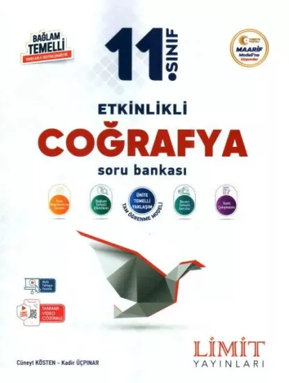 11. Sınıf Coğrafya Etkinlikli Soru Bankası Limit Yayınları - Hemen Satın Al