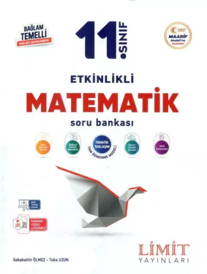 11. Sınıf Matematik Etkinlikli Soru Bankası Limit Yayınları - Hemen Satın Al