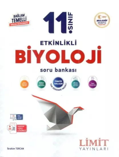 11. Sınıf Biyoloji Etkinlikli Soru Bankası Limit Yayınları - Hemen Satın Al