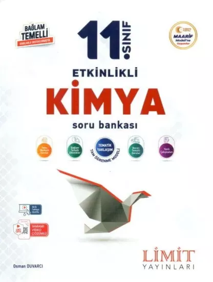 11. Sınıf Kimya Etkinlikli Soru Bankası Limit Yayınları - Hemen Satın Al