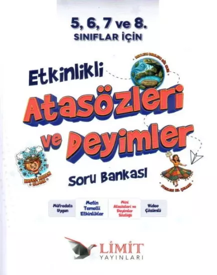 Ortaokullar İçin Etkinlikli Atasözleri ve Deyimler Soru Bankası Limit Yayınları - Hemen Satın Al