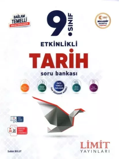 9. Sınıf Tarih Etkinlikli Maarif Soru Bankası Limit Yayınları - Hemen Satın Al