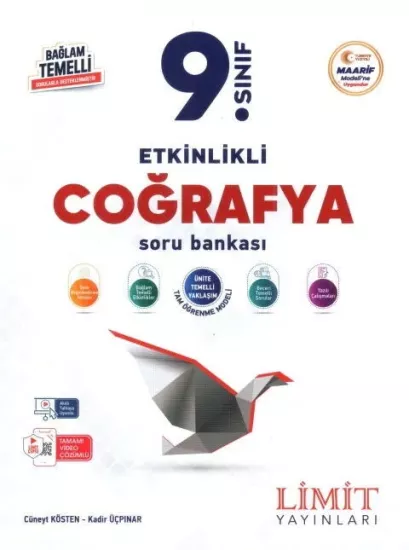 9. Sınıf Coğrafya Etkinlikli Maarif Soru Bankası Limit Yayınları - Hemen Satın Al