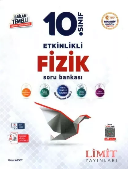 10. Sınıf Fizik Etkinlikli Maarif Soru Bankası Limit Yayınları - Hemen Satın Al
