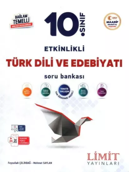 10. Sınıf Türk Dili ve Edebiyatı Etkinlikli Maarif Soru Bankası Limit Yayınları - Hemen Satın Al