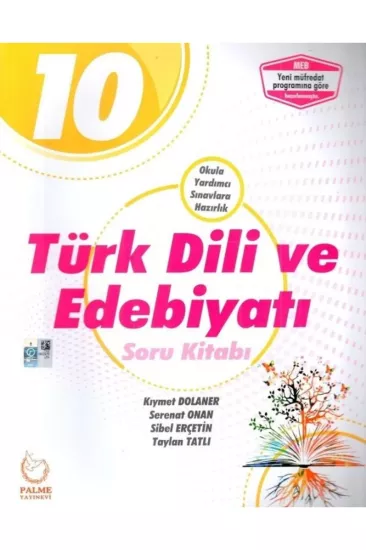 10. Sınıf Palme Yayınları Türk Dili Ve Edebiyatı Soru Kitabı Palme