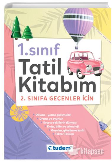 1. Sınıf Tudem Yayınları Tatil Kitabım (2’ ye Geçenler İçin)
