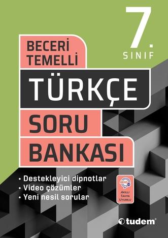 Tudem Yayınları 7. Sınıf Türkçe Beceri Temelli Soru Bankası Tudem