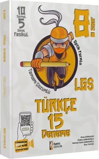 8. Sınıf Türkçe 15 Deneme İsem Yayıncılık - Hemen Satın Al