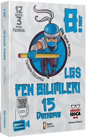 8. Sınıf LGS Fen Bilimleri 15 Deneme İsem Yayıncılık - Hemen Satın Al