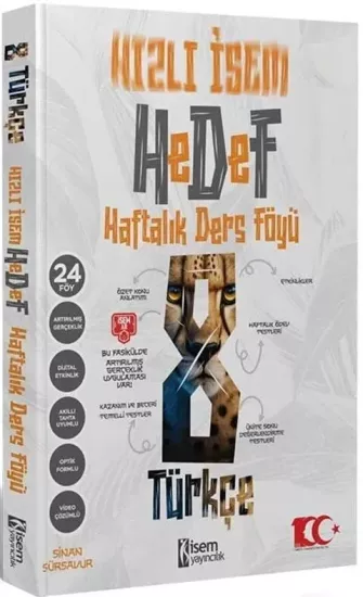 8. Sınıf Hızlı Türkçe Hedef Haftalık Ders Föyü İsem Yayıncılık - Hemen Satın Al