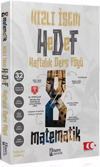 8. Sınıf Hızlı Matematik Hedef Haftalık Ders Föyü İsem Yayıncılık - Hemen Satın Al