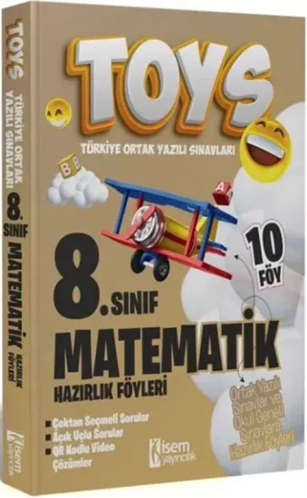 8. Sınıf Matematik TOYS Hazırlık Föyleri İsem Yayıncılık - Hemen Satın Al