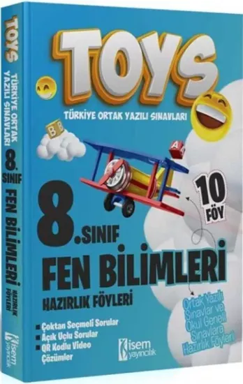 8. Sınıf Fen Bilimleri TOYS Föyleri İsem Yayıncılık - Hemen Satın Al