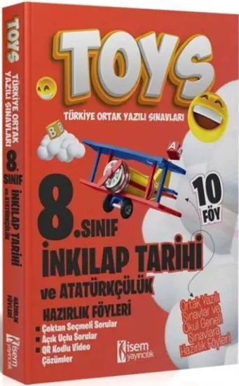 8. Sınıf İnkılap Tarihi ve Atatürkçülük TOYS Hazırlık Föyleri İsem Yayıncılık - Hemen Satın Al