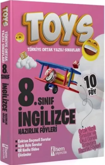 8. Sınıf İngilizce TOYS Hazırlık Föyleri İsem Yayıncılık - Hemen Satın Al