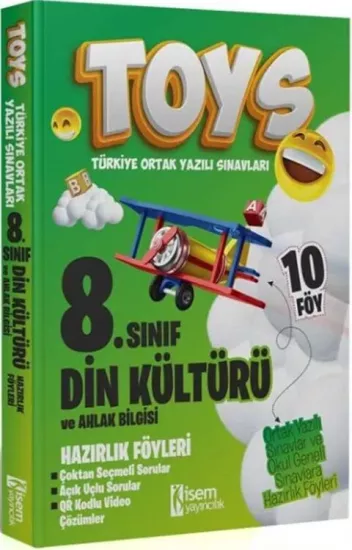 8. Sınıf Din Kültürü ve Ahlak Bilgisi TOYS Hazırlık Föyleri İsem Yayıncılık - Hemen Satın Al