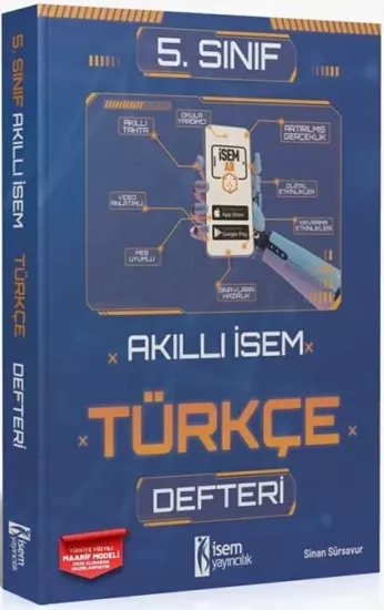 5. Sınıf Türkçe Akıllı Defteri İsem Yayıncılık - Hemen Satın Al