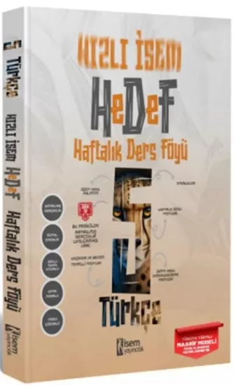 5. Sınıf Türkçe Haftalık Ders Föyü İsem Yayıncılık - Hemen Satın Al