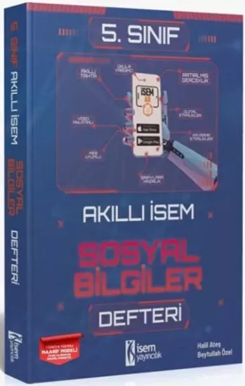 5. Sınıf Sosyal Bilgiler Akıllı Defteri İsem Yayıncılık - Hemen Satın Al