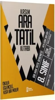 8. Sınıf Kasım Ara Tatil Kitabı İsem Yayıncılık - Hemen Satın Al