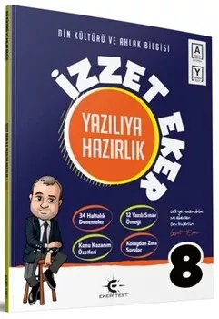 8. Sınıf Din Kültürü ve Ahlak Bilgisi İzzet Eker ile Yazılıya Hazırlık Eker Test - Hemen Satın Al