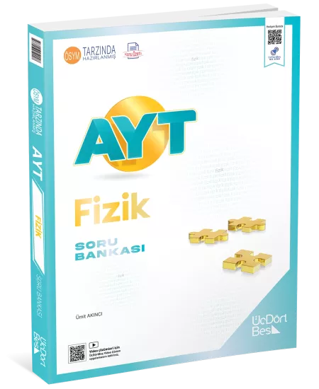AYT Fizik Soru Bankası ÜçDörtBeş Yayınları