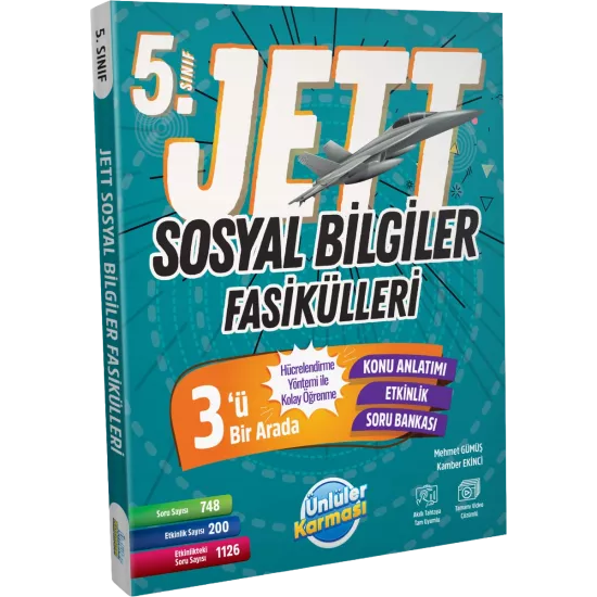 5. Sınıf Sosyal Bilgiler Jett Fasikülleri Ünlüler Karması