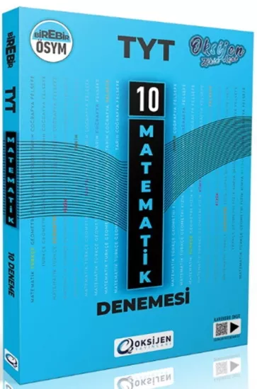 TYT Matematik 10 Deneme Oksijen Yayınları - Hemen Satın Al