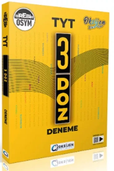 TYT 3 Doz Fasikül Deneme Oksijen Yayınları - Hemen Satın Al