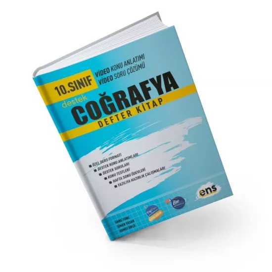 10. Sınıf Coğrafya Defter Kitap ENS Yayıncılık - Hemen Satın Al