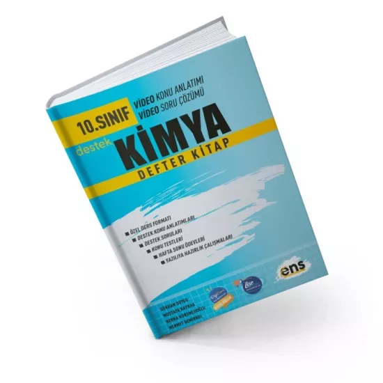 10. Sınıf Kimya Defter Kitap ENS Yayıncılık - Hemen Satın Al