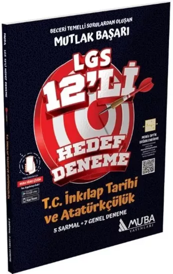 8. Sınıf LGS T.C. İnkılap Tarihi ve Atatürkçülük 12 li Hedef Deneme Muba Yayınları - Hemen Satın Al