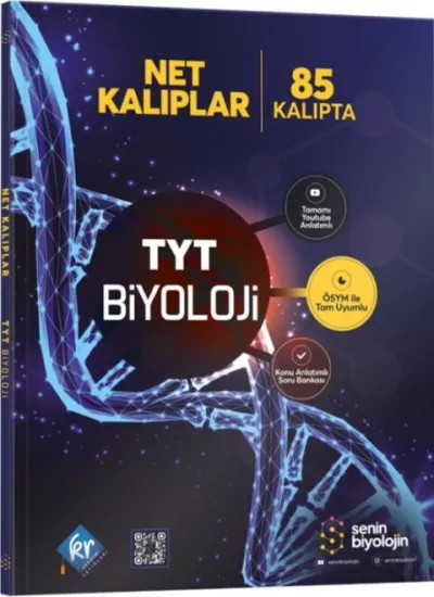 KR Akademi TYT Biyoloji Senin Biyolojin Net Kalıplar Konu Anlatımlı Soru Bankası KR Akademi Yayınları - Hemen Satın Al