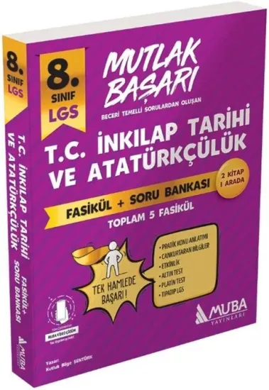 8. Sınıf T.C. İnkılap Tarihi ve Atatürkçülük Fasikül ve Soru Bankası Muba Yayınları - Hemen Satın Al