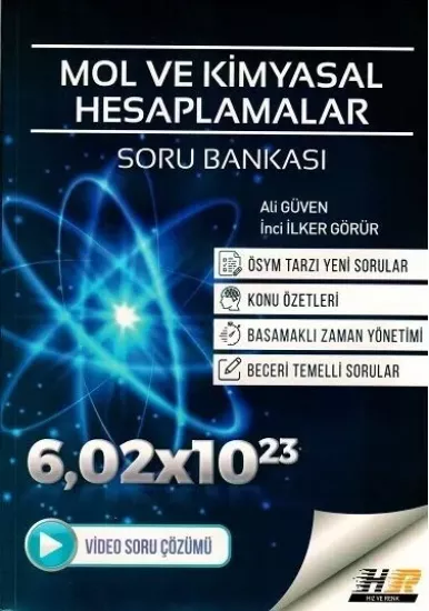 Mol ve Kimyasal Hesaplamalar Soru Bankası Hız ve Renk Yayınları - Hemen Satın Al
