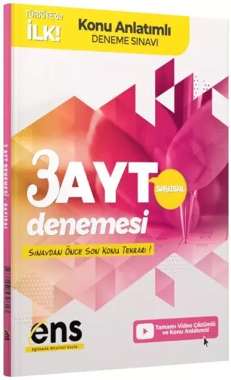 AYT Sayısal 3 lü Konu Anlatımlı Deneme ENS Yayıncılık