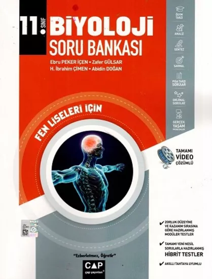 Çap 11. Sınıf Biyoloji Fen Lisesi Soru Bankası Çap Yayınları - Hemen Satın Al