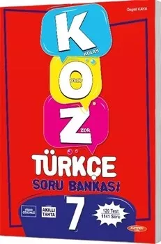 7. Sınıf Türkçe KOZ Soru Bankası Kurmay ELT - Hemen Satın Al